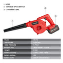 VVOSAI 20V Garden Electric Blower Cordless Power Tool Easy Use