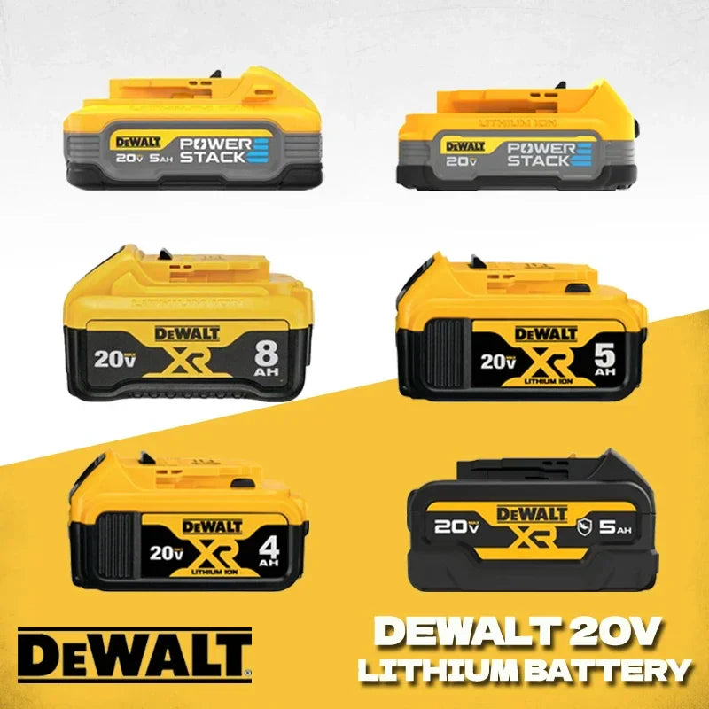 DEWALT 20V Lithium Batteries - High Capacity, Durable & Versatile Power Solutions