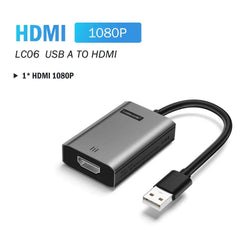 Lemorele 2 Port USB C Hub to Dual HDMI 4K 60HZ Dual Screen Expansion Type C Docking Station For Macbook Laptop Mobile Phone PC