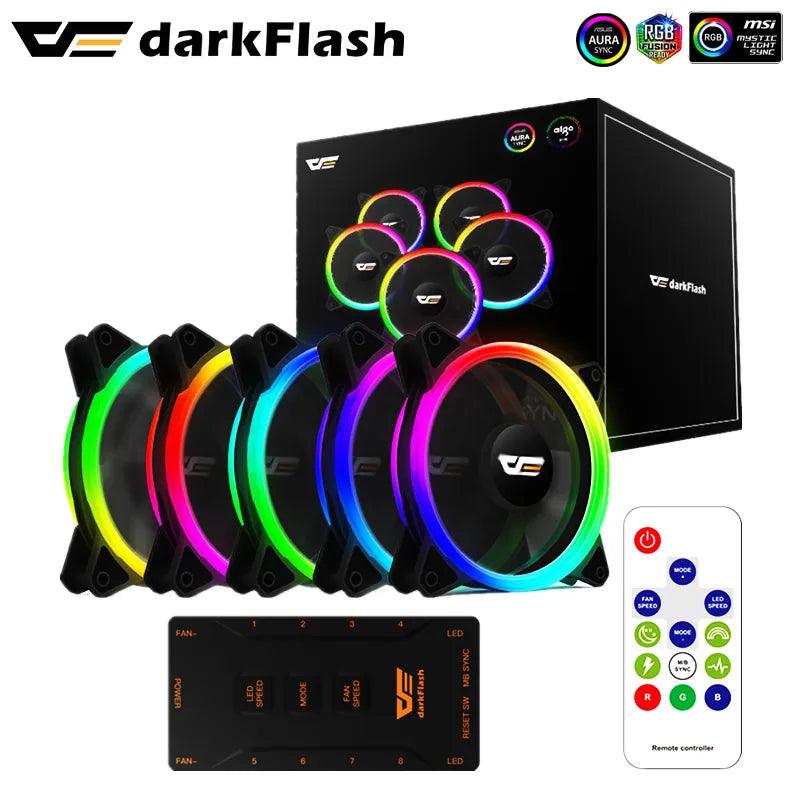 DarkFlash DR Pro RGB Case Fans: Optimal Cooling & Mesmerizing Lighting  ourlum.com   