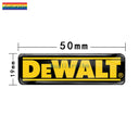 3D DeWalt Silicone Stickers - Stylish Gel Decals for Laptops