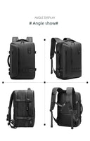 Business Men's Airback Vacuum Compression Backpack for Professionals