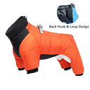 Winter Dog Coat for Small to Medium Breeds - Stylish Outdoor Pet Jacket to Keep Your Pup Warm and Cozy  ourlum.com HOOK LOOP Orange S 