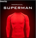 Men's Long Sleeve Compression T-Shirt for Running Training