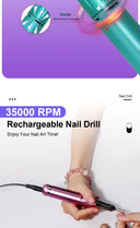 Professional 35000RPM Portable Electric Nail Drill Machine