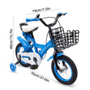 12 Inch Boys and Girls Children's Bicycle Pedal Light Bike