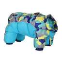 Winter Warm Reflective Dog Jacket for Small Dogs - Waterproof & Stylish  ourlum.com Sky Blue Camouflage 10 United State