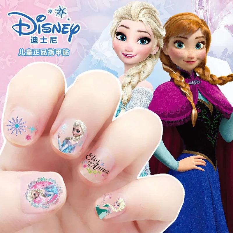 Frozen Princess Elsa Anna Makeup Nail Stickers Toy: Enchanting Imaginative Adorable Captivating Fun for Girls  ourlum.com   