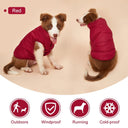 Cozy Winter Dog Jacket with Plush Inner Lining for French Bulldog Chihuahua Puppy  ourlum.com   