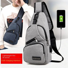 Fashion Casual Crossbody Bag Small Men's Shoulder Bag Men Diagonal Backpack Messenger Phone Bag Boy Fanny Chest Pack New