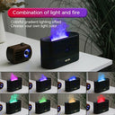 TranquilBreeze Essential Oil Diffuser with LED Flame Lamp  ourlum.com   