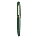 New JinHao X159 Acrylic Fountain Pen Green Gold Metal Clip