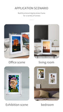 Acrylic Digital Photo Frame 5/7 Inch 1000mAh IPS Screen