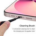 Universal Smartphone Speaker Port Dust Cleaner Kit - Compatible with iPhone Samsung  and More  ourlum.com   