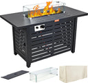 VEVOR Gas Fire Pit Table 43/54 In 50000 BTU Propane Outdoor