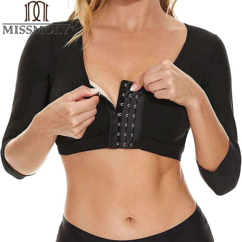 Slimming Arm Shaper Tops for Women - Compression Posture Corrector Shapewear