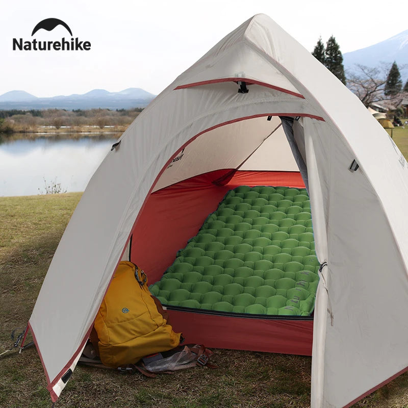 Naturehike Camping Air Mattress Ultralight Waterproof Nylon Inflatable Cushion Outdoor Portable Sleeping Bed Hiking Picnic Mats