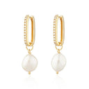 Elegant Silver Pearl Earrings: Timeless Luxury Accessory