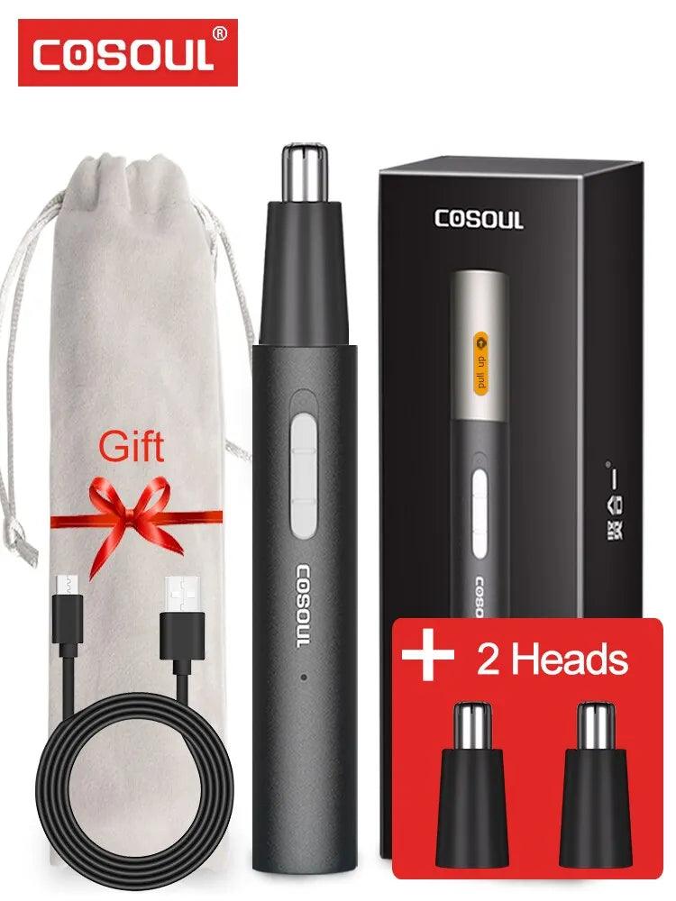 Electric Rechargeable Nose and Ear Trimmer Kit - Waterproof Grooming Tool for Men and Women  ourlum.com   