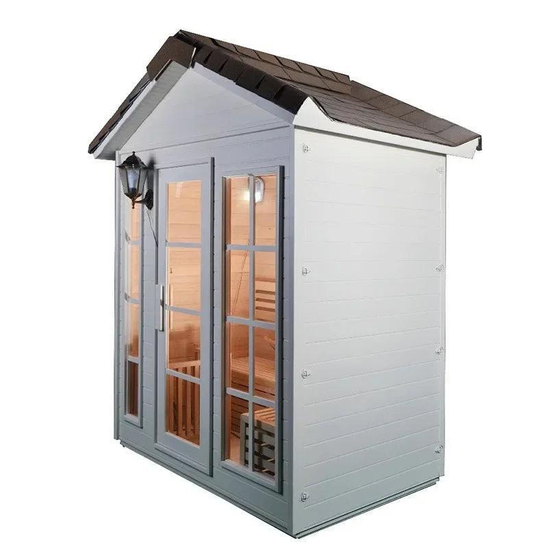 Customizable Outdoor Forest Sauna Villa with Dry Steam Option  ourlum.com   