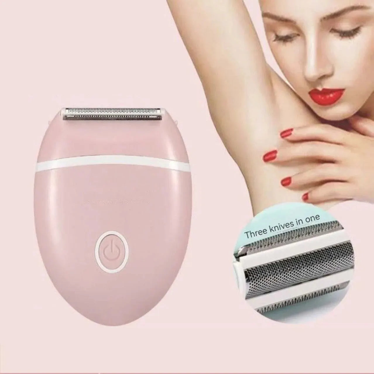 Hair Removal Machine Trimmer For Women Knife Tip Waterproof Whole Body Washable Armpit Hair And Leg Hair Without Black Spots  ourlum.com   