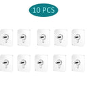 Heavy Duty Adhesive Wall Hooks for Kitchen and Bathroom Organization  ourlum.com A 10PCS  