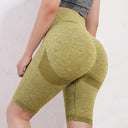 Seamless Women's Yoga Shorts with Butt Lifting Design