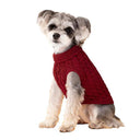 Winter Cozy Turtleneck Dog Sweater for Small Dogs - Stylish Pet Clothing  ourlum.com Wine Red XS 