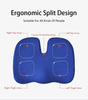 U-Shaped Gel Memory Foam Coccyx Cushion for Healthy Sitting