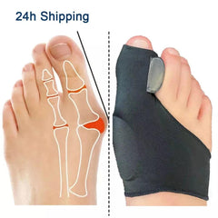 Orthopedic Bunion Corrector & Toe Separator Set: Hallux Valgus Relief