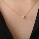 Sparkling Zircon Clavicle Chain Necklace - Elegant Women's Wedding Jewelry  ourlum.com   