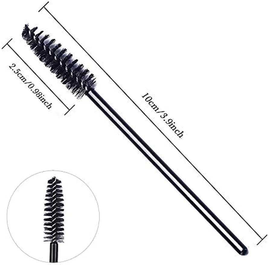 100 Pcs Disposable Eyelash Mascara Brushes for Eye Lashes Extension Eyebrow and Makeup Wholesale of Makeup Tools  ourlum.com   