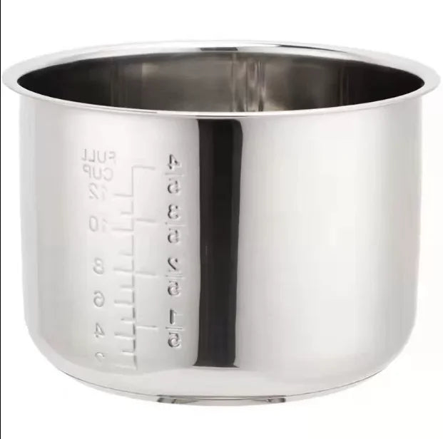 Versatile 304 Stainless Steel Pressure Cooker Inner Pot - Non-Stick Rice Liner in 2L to 6L Sizes