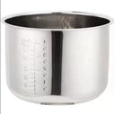 Versatile 304 Stainless Steel Pressure Cooker Inner Pot Non Stick Rice Liner 2L to 6L Sizes