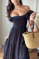 French Princess Lace Summer Dress Elegant Chic Statement