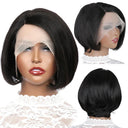 HD Transparent Short Bob Lace Front Wig for Women