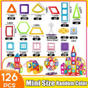 Magnetic Building Blocks: Creative Construction Set for Kids  ourlum.com Mini size 126pcs  