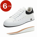 Casual Lift Sneakers Men Elevator Shoes Height Increase 6cm