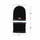 GETINFIT Winter Velvet Warm Woolen Hat and Scarf Set for All