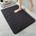 Cobblestone Design 3D Anti-Slip Bath Mat Absorbent Carpet