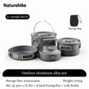 Naturehike 1L Aluminum Camping Cookware Set for Adventurers