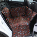 Car Rear Seat Waterproof Pet Cover Heavy Duty Non-Slip Design