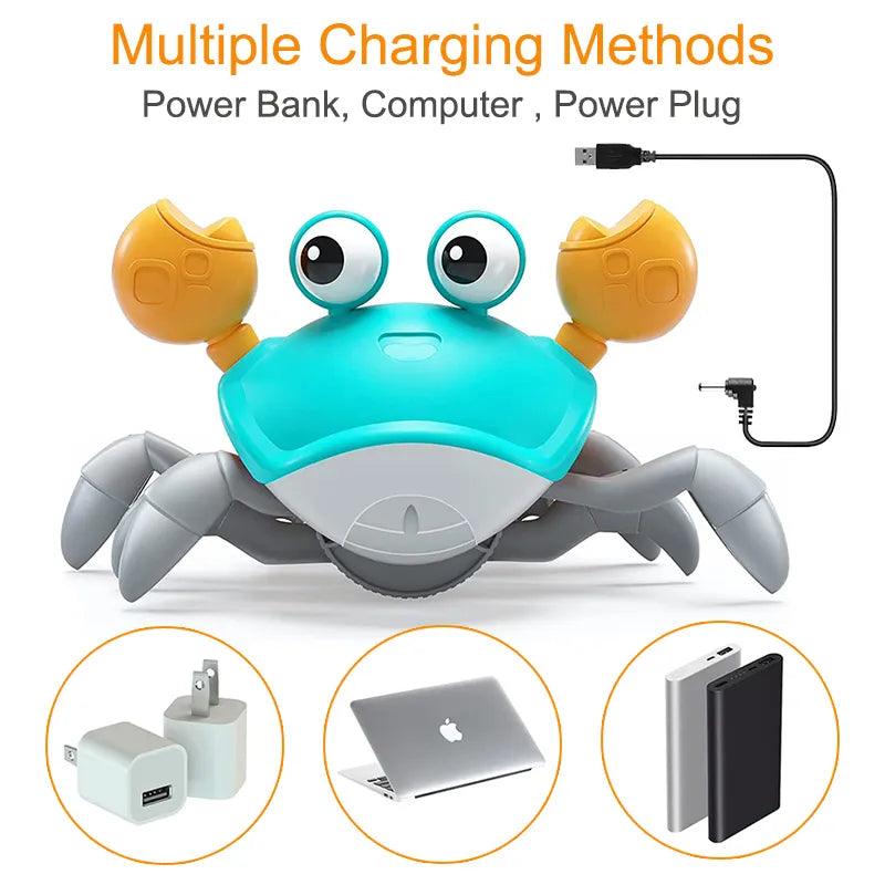 Induction Escape Crab Interactive Learning Toy: Flashing Lights, Engaging Sounds, Remote Control - Fun & Educational  ourlum.com   