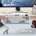 K86 Wireless Hot-Swappable Mechanical Keyboard Bluetooth 2.4g