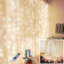 3M LED Fairy Curtain Lights: Festive Home Decor & Navidad Delight  ourlum.com   