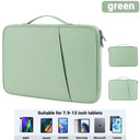 EMTRA Tablet Handbag: Shockproof Protective Cover for iPad Mini, Air, Pro,  Pad, Kindle  ourlum.com green 12.4For 12.9-13 inch 