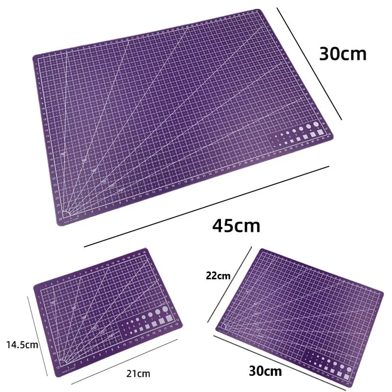 Cultural & Educational Double-sided Cutting Mat for Art & Craft - High-quality PP Plastic, Desktop Protection, Three Sizes  ourlum.com   