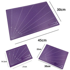 Cultural & Educational Double-sided Cutting Mat for Art & Craft - High-quality PP Plastic, Desktop Protection, Three Sizes