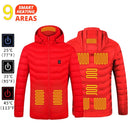 21 Areas Heated Jacket Men Warm Vest USB Self Heating