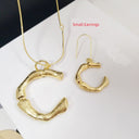 Women's Fashion Lava Metal Necklace for Elegant Style